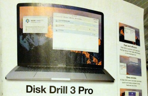O Disk Drill em uma publicação popular