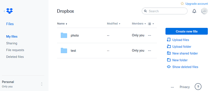 mac backup with Dropbox