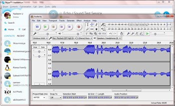 Audacity app