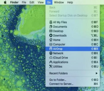 how to find airdrop on mac pro