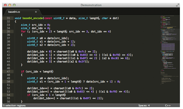 上位5のテキストエディタmac sublimetext