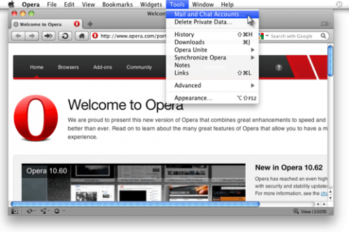 opera for Mac