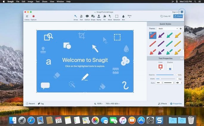 is there a snipping tool for mac