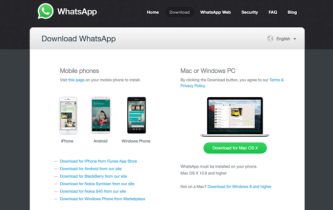 download whatsapp for mac