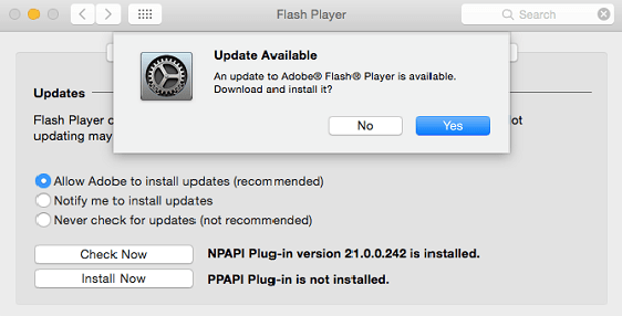 adobe flash player version 4 for mac