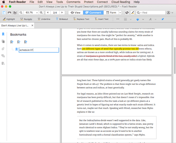 pdf reader mac yosemite