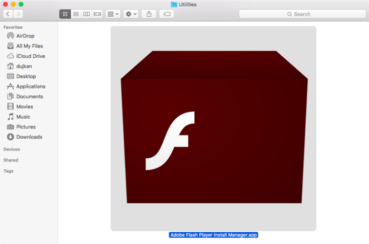 updated to the latest flash player for mac