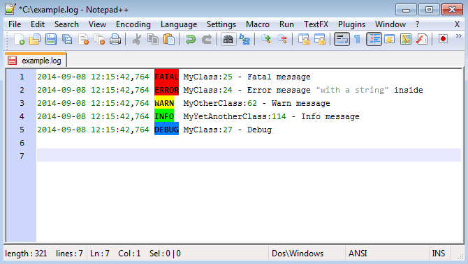 table in notepad on mac