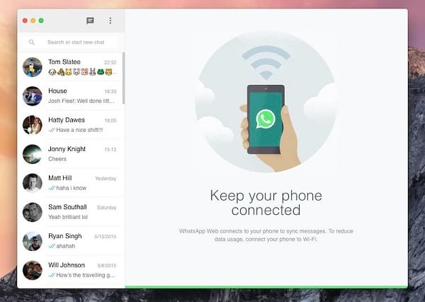 how to use whatsapp on mac