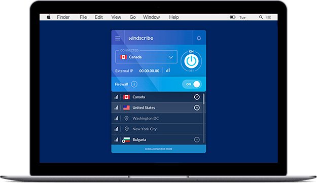 vpn windscribe for mac