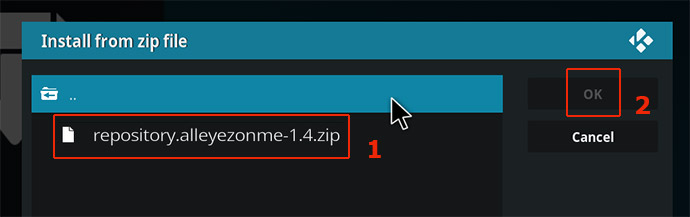 kodi install alleyezonme zip