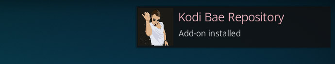 kodi install from zip kodibae notification