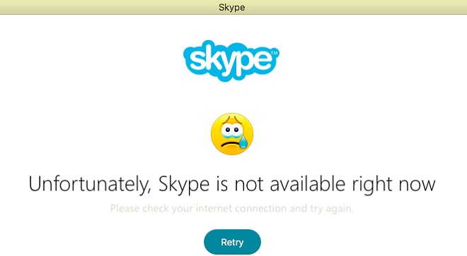skype not working on mac