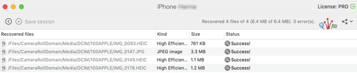 recover deleted photos from iPhone