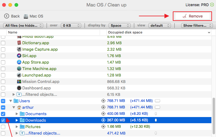 startup disk almost full