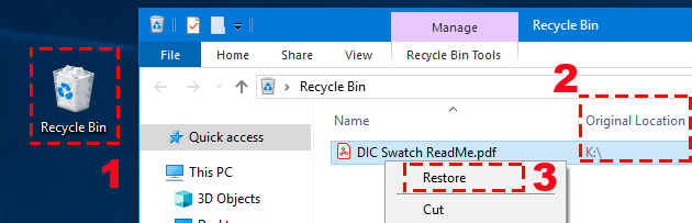 recover pdf files