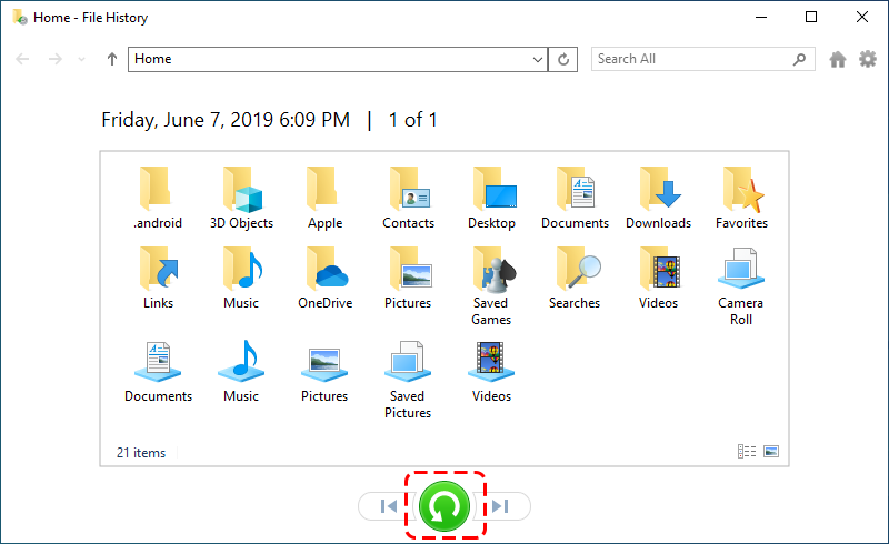 does system restore recover deleted items