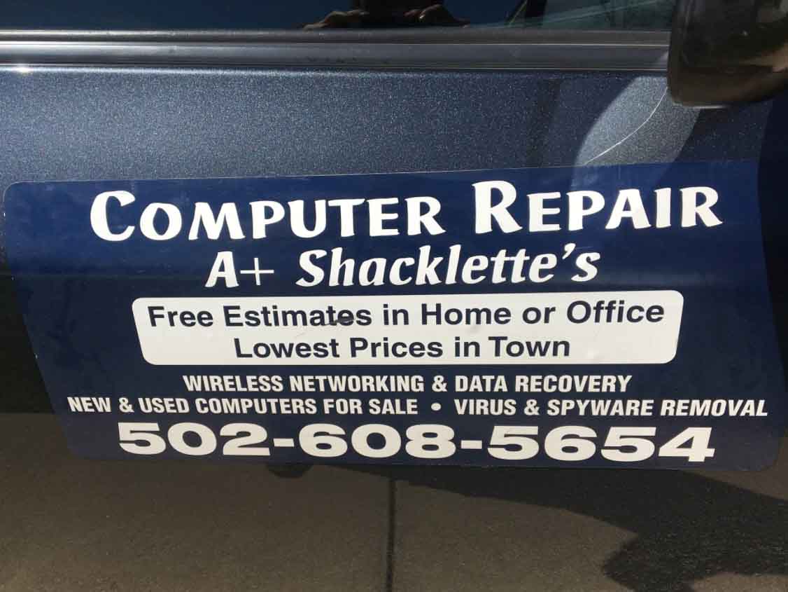 A-Plus Shacklette's Computer Repair data recovery services in Louisville