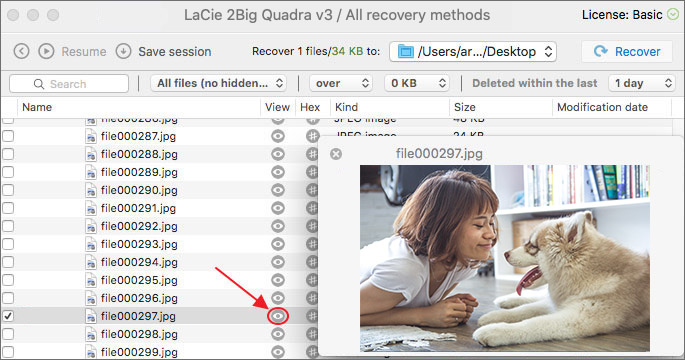 retrieve deleted photos using a photo recovery app
