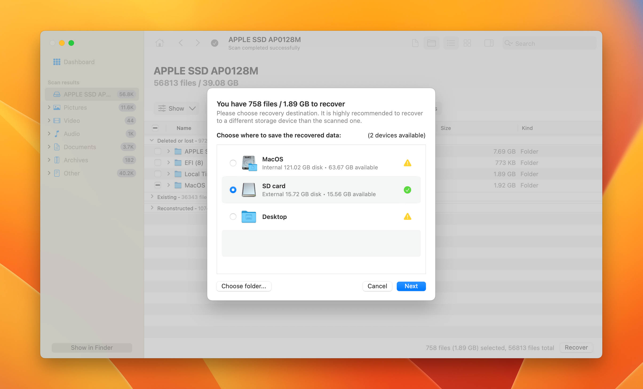 how to restore files from Trash on a Mac with a data recovery tool