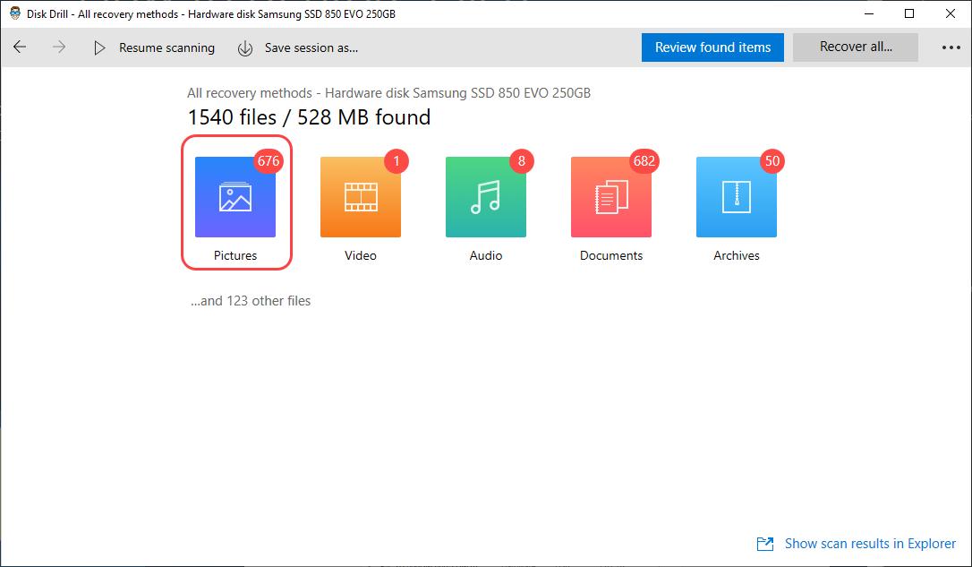 how to recover deleted photos from laptop windows 10