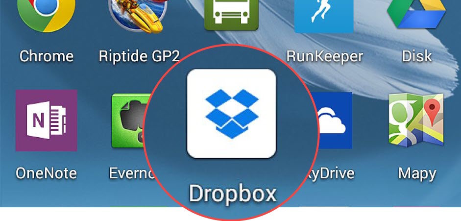 استعادة الصور باستخدام Drobox 