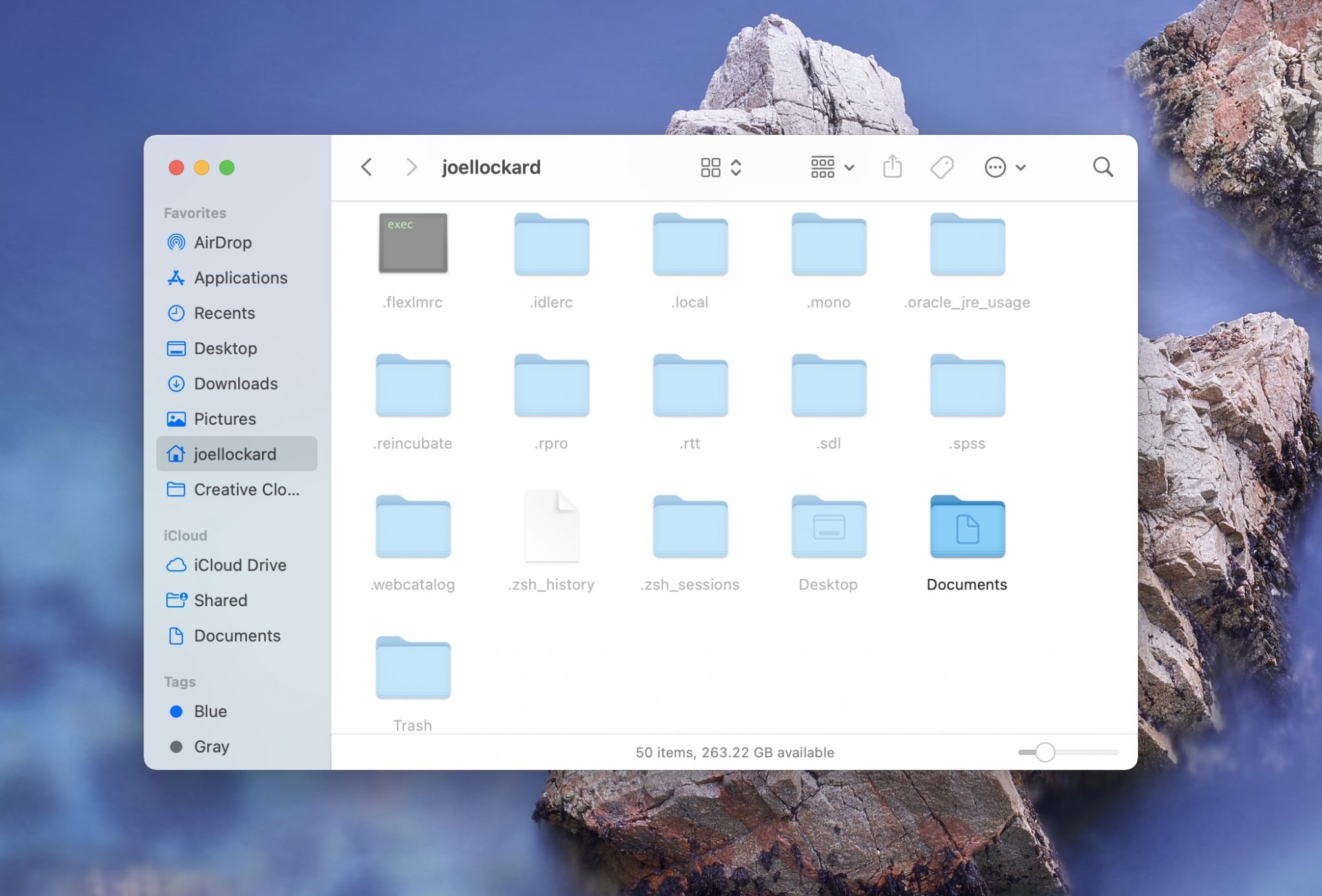 hidden files on mac
