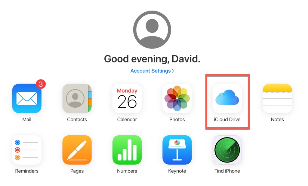 icloud drive select