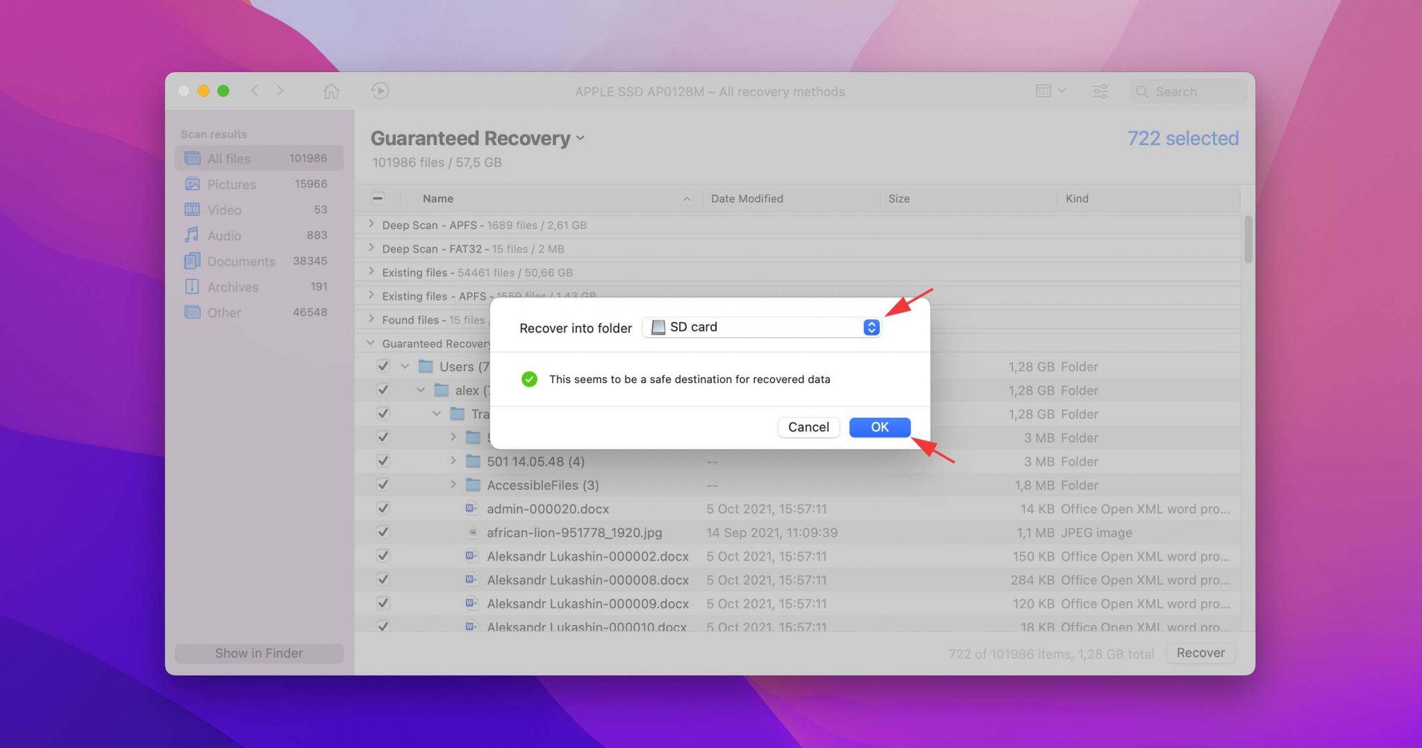 how to restore files from Trash on a Mac with a data recovery tool