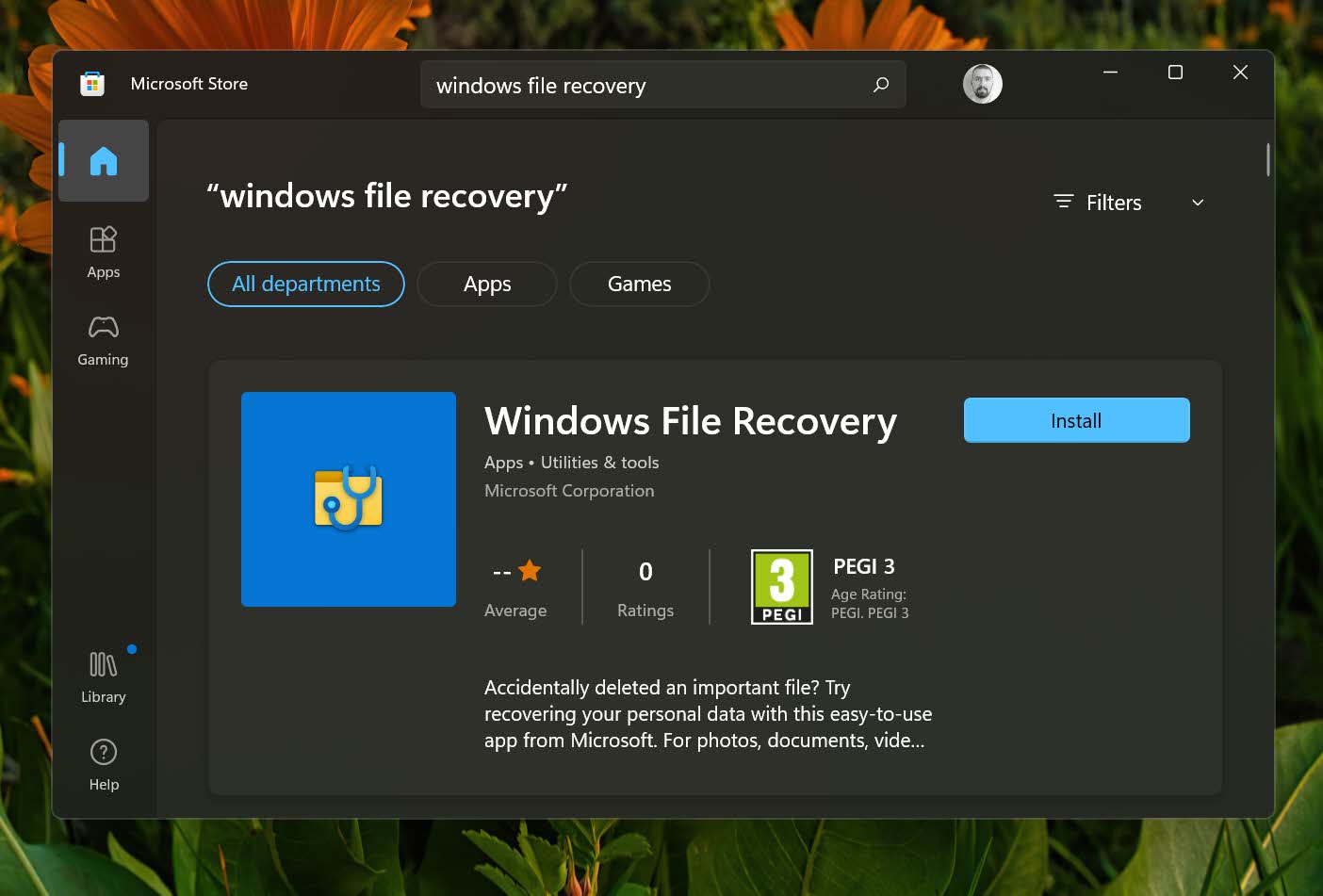 windows file recovery windows 11