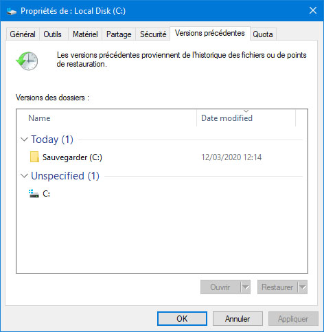 récupérer fichier supprimé corbeille windows 10 sans logiciel