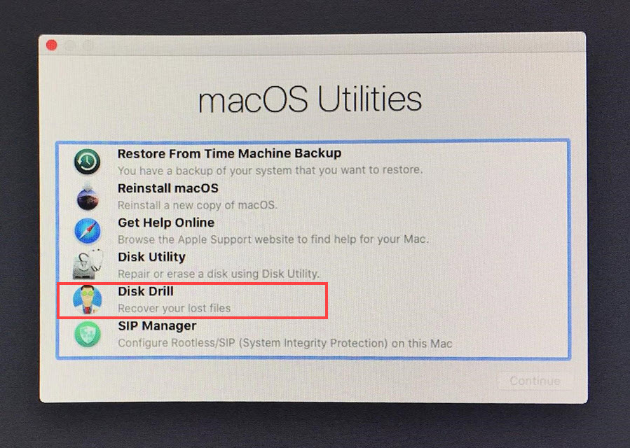 macos recovery usb drive