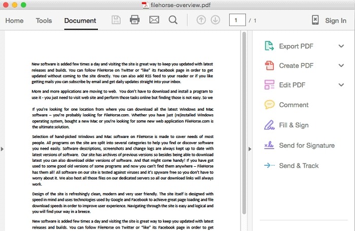 acrobat reader writer software free download