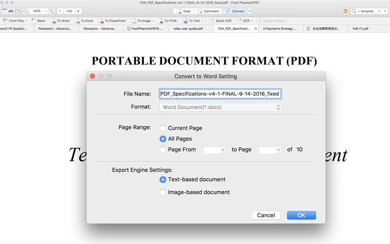 foxit phantompdf pdf editor for Mac