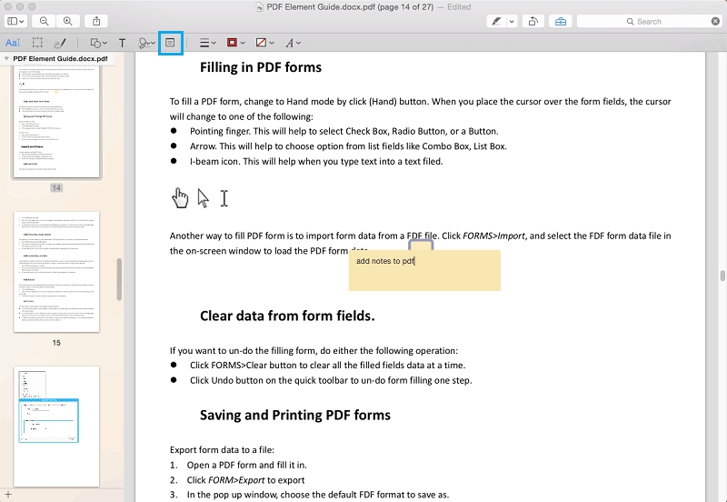 macOS Preview pdf editor for Mac