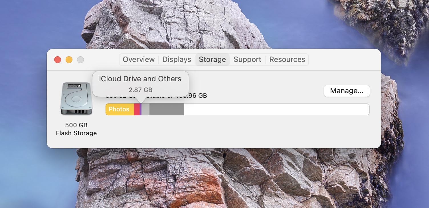 viewing other storage in finder