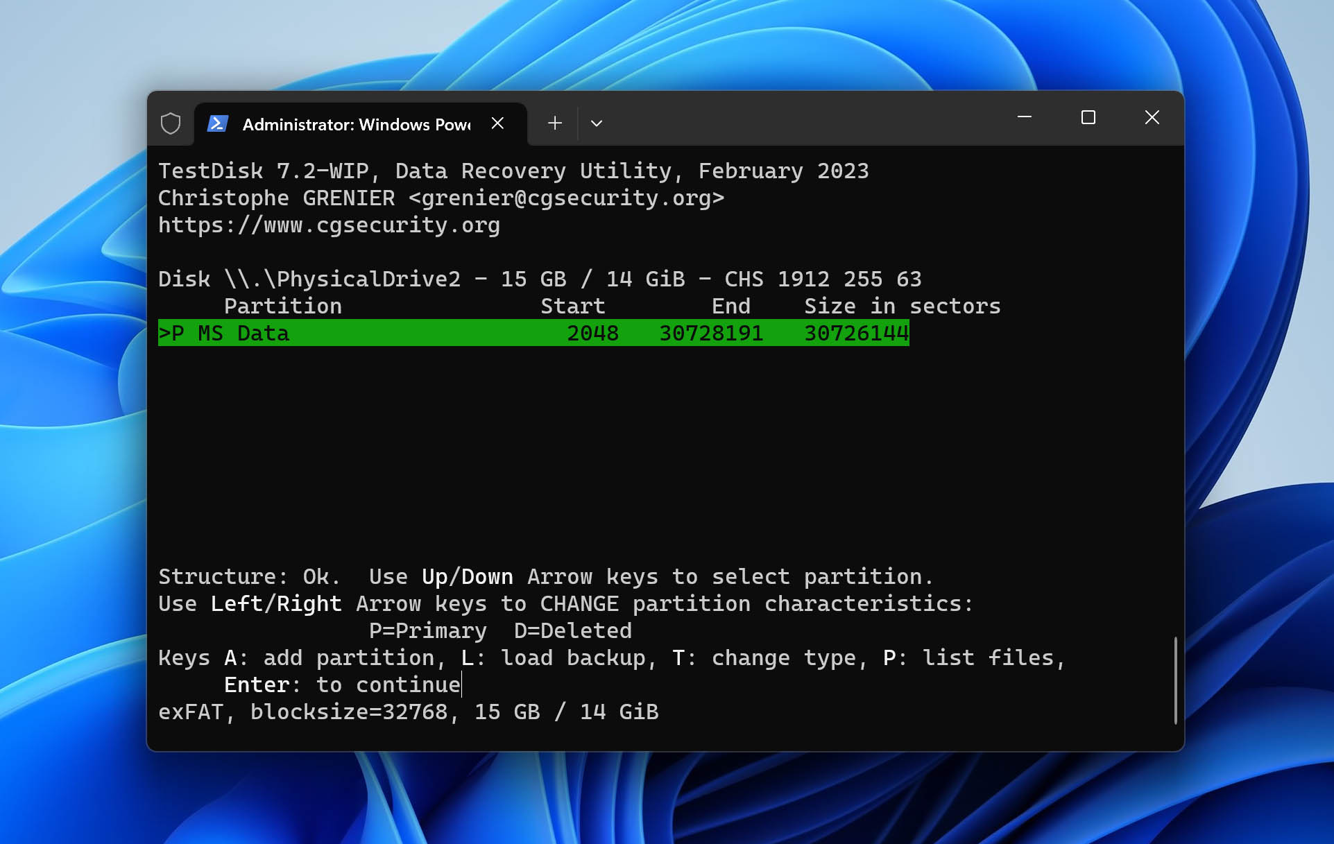 TestDisk Data Recovery