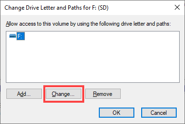 fix corrupted sd card using a different path 