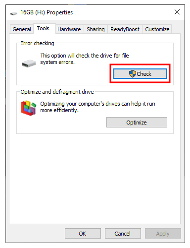 windows repair tool check annotated