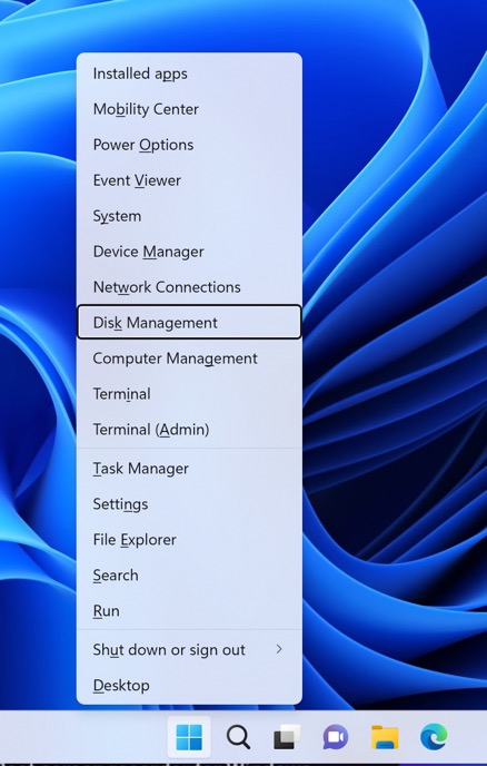 disk management tool windows