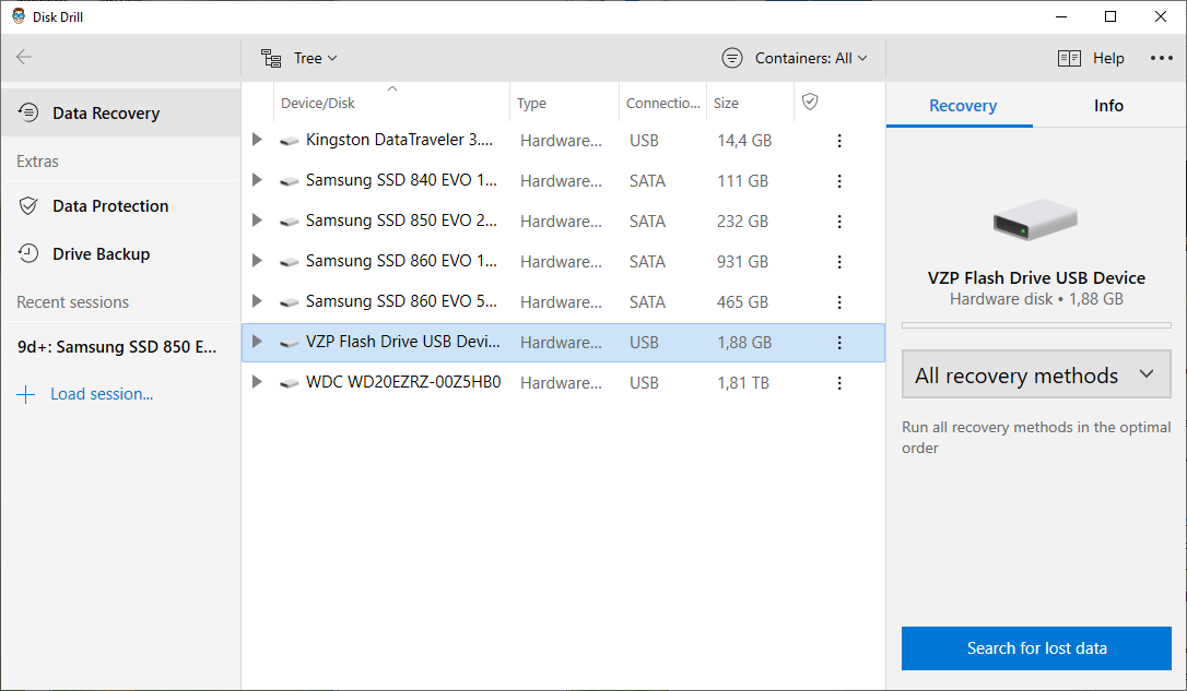 Windows File Recovery vs Disk Drill