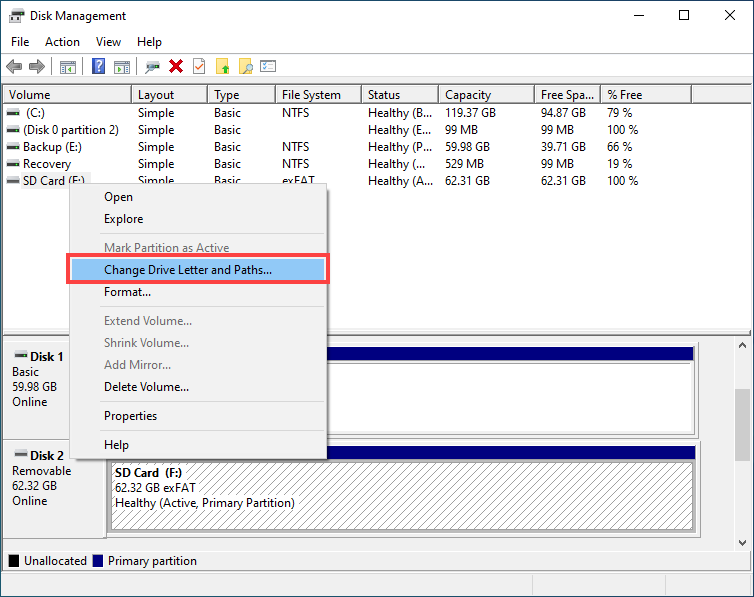 sd card reader not working