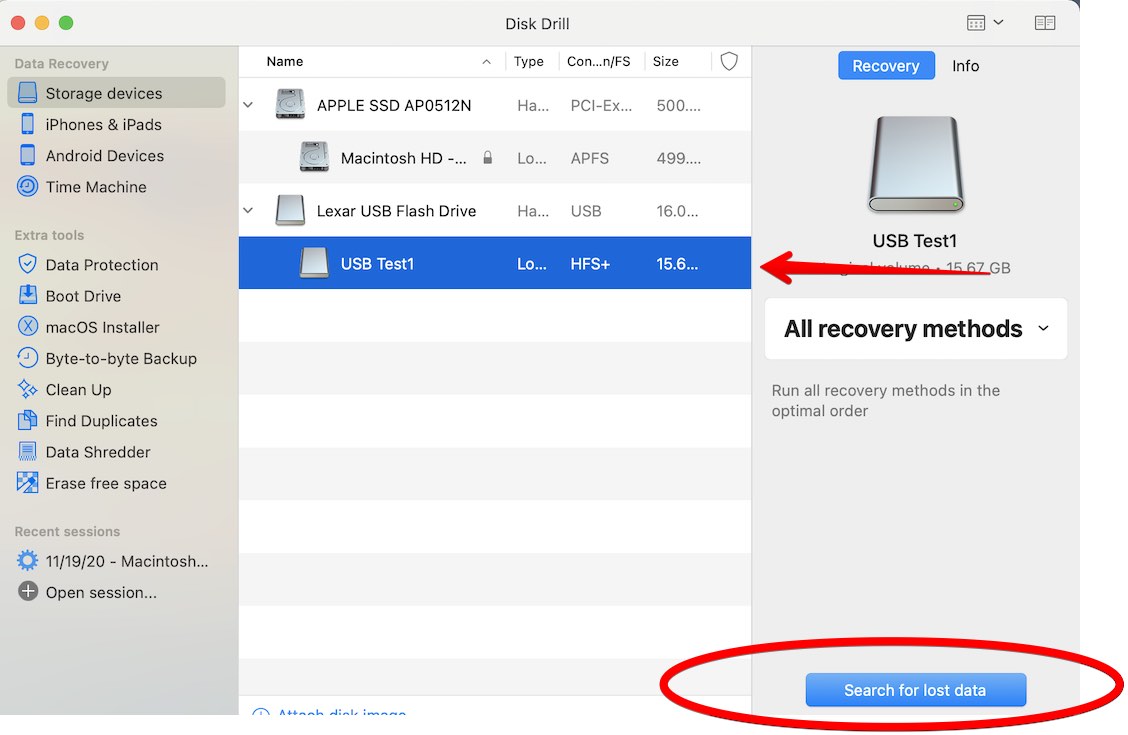 usb recovery for mac