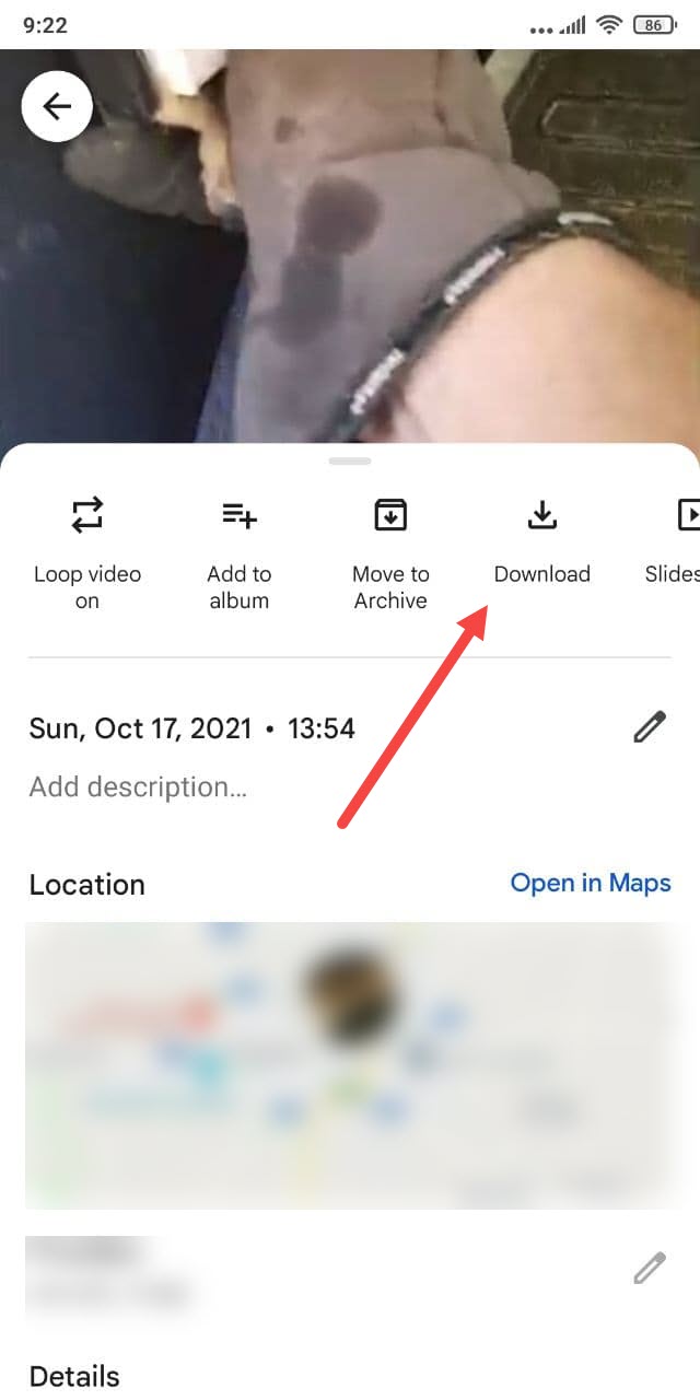 google photos deleted video recover