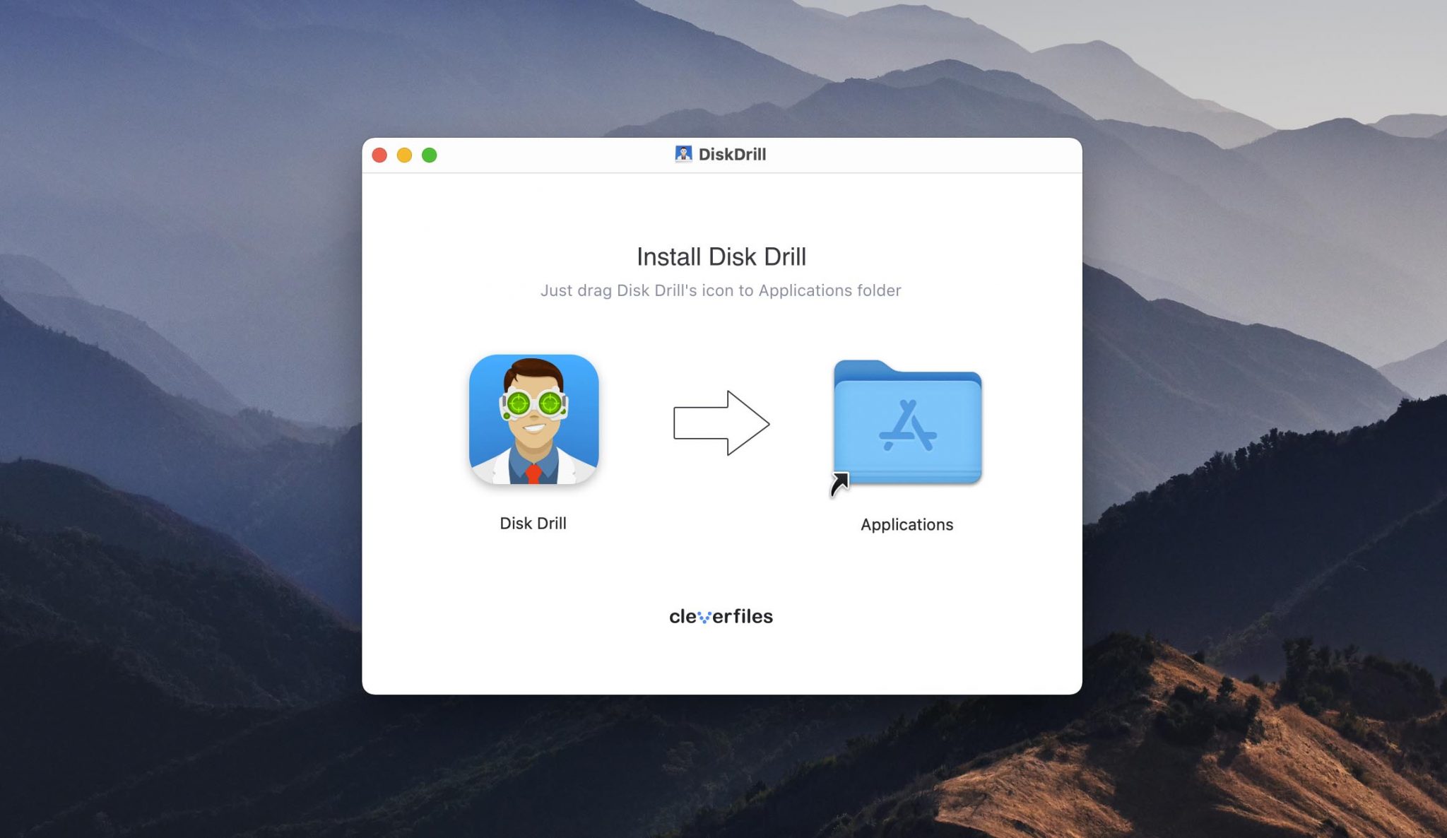 Download Disk Drill and install it