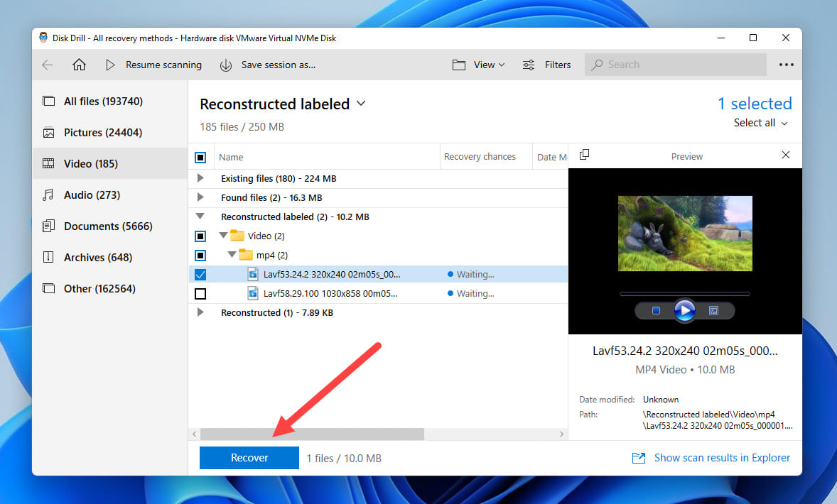 windows 11 disk drill recover video