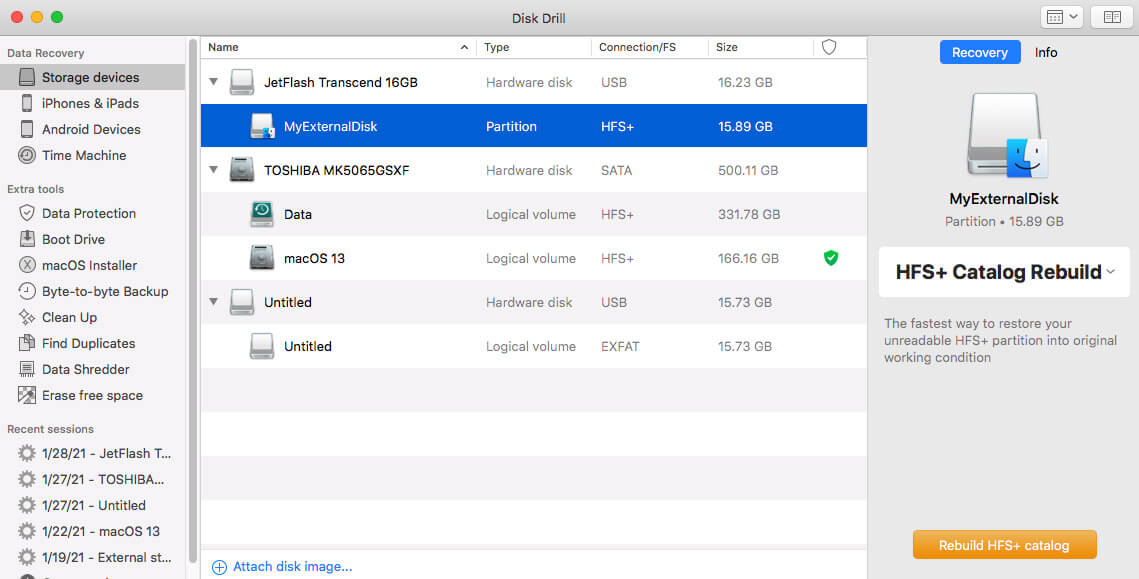 how to recover files from external hard drive not detecting