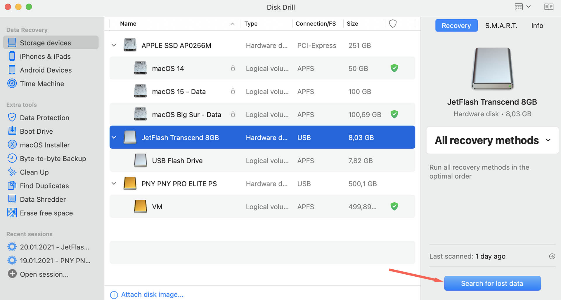 rescue data from a dead USB drive on mac