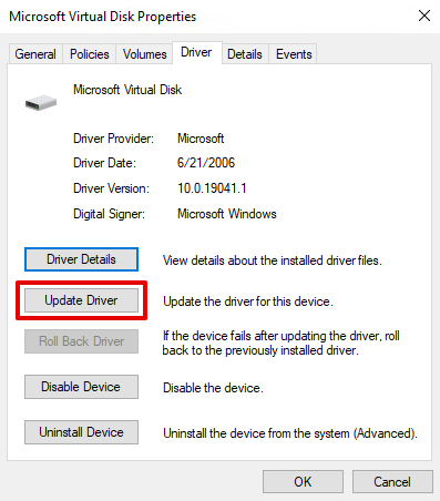 Update Driver