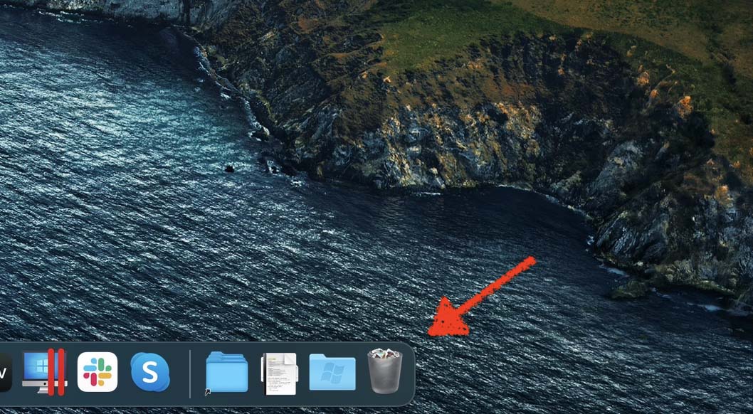 Restore Desktop Files Using the Trash